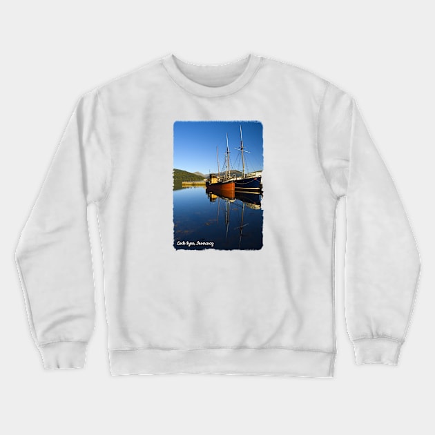 Loch Fyne, Inveraray, Argyll and Bute, Scotland Crewneck Sweatshirt by JeanKellyPhoto